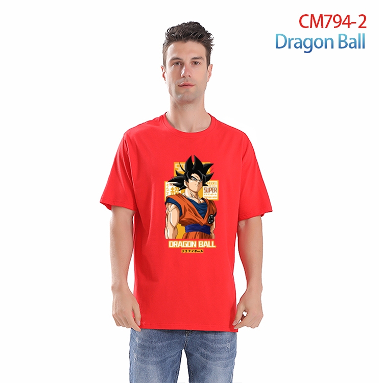 DRAGON BALL Printed short-sleeved cotton T-shirt from S to 4XL  CM-794-2
