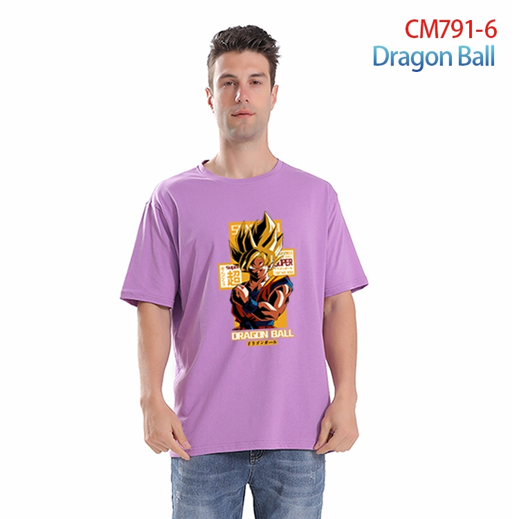 DRAGON BALL Printed short-sleeved cotton T-shirt from S to 4XL  CM-791-6