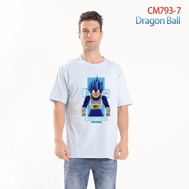 DRAGON BALL Printed short-sleeved cotton T-shirt from S to 4XL CM-793-7