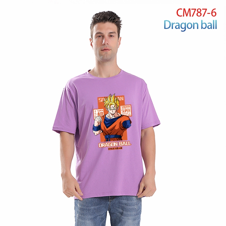 DRAGON BALL Printed short-sleeved cotton T-shirt from S to 4XL  CM-787-6