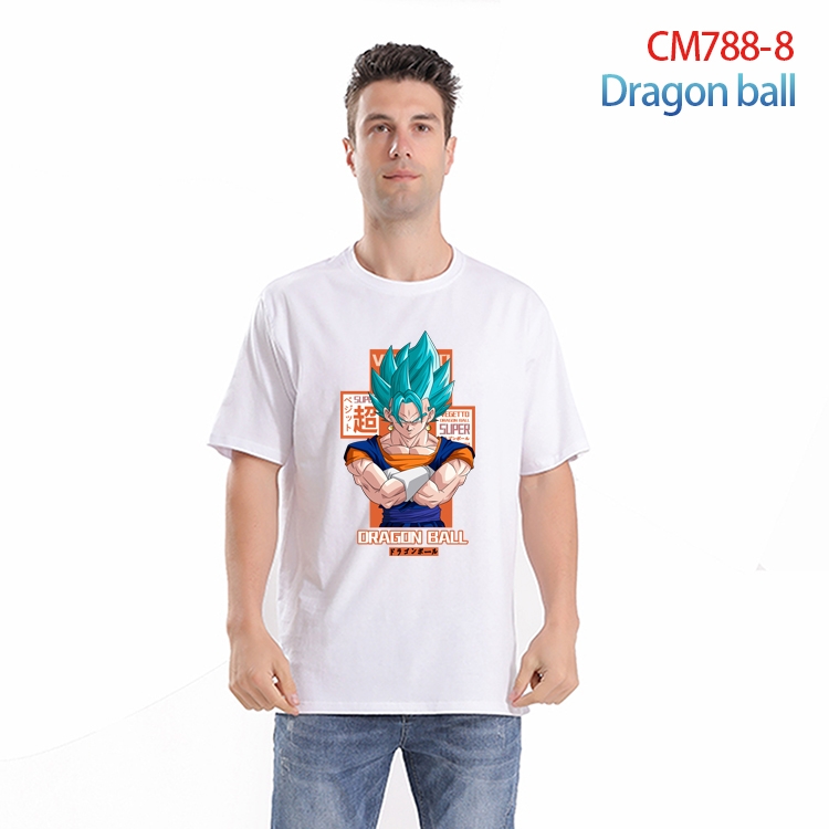 DRAGON BALL Printed short-sleeved cotton T-shirt from S to 4XL CM-788-8