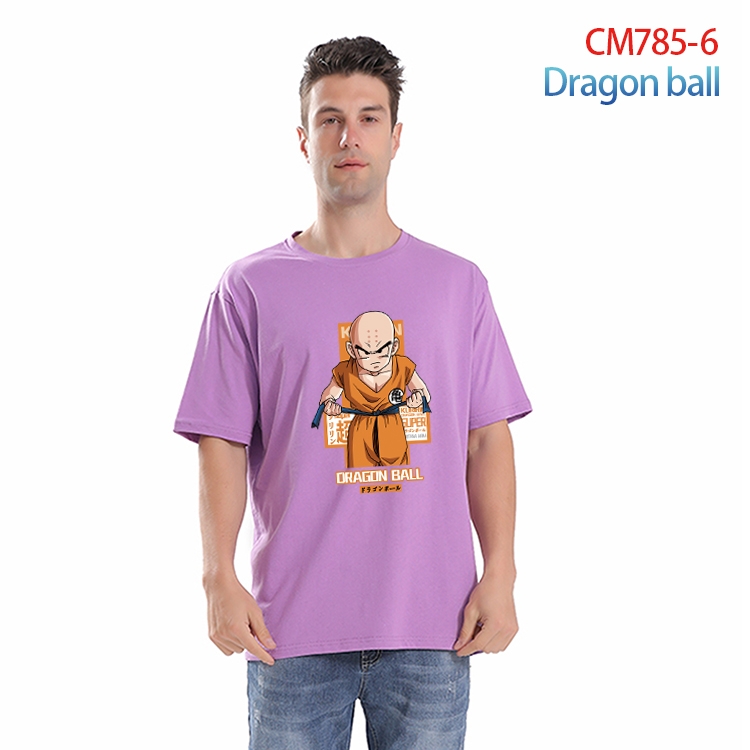 DRAGON BALL Printed short-sleeved cotton T-shirt from S to 4XL  CM-785-6