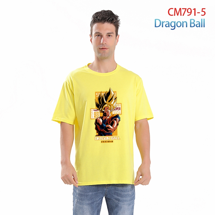 DRAGON BALL Printed short-sleeved cotton T-shirt from S to 4XL  CM-791-5