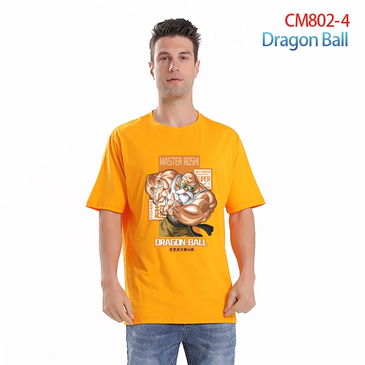 DRAGON BALL Printed short-sleeved cotton T-shirt from S to 4XL  CM-802-4