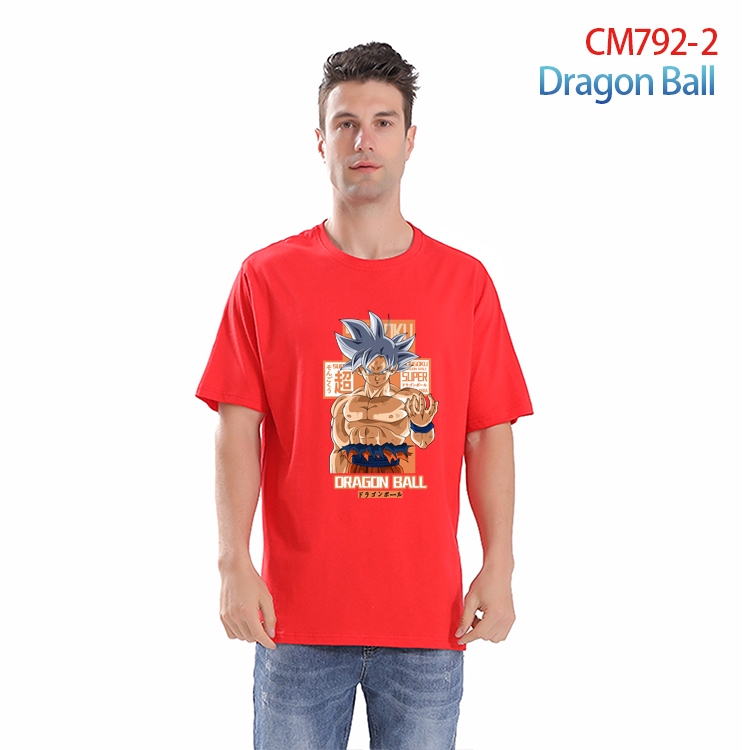 DRAGON BALL Printed short-sleeved cotton T-shirt from S to 4XL  CM-792-2