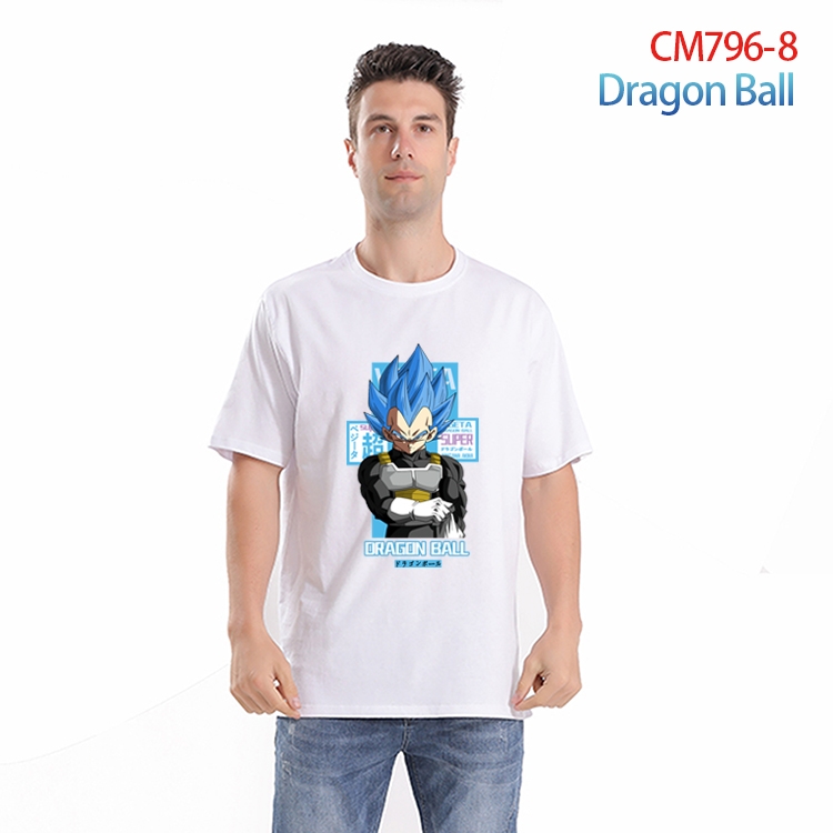 DRAGON BALL Printed short-sleeved cotton T-shirt from S to 4XL  CM-796-8