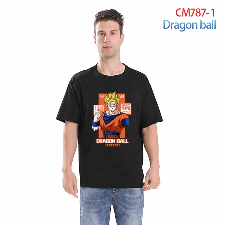 DRAGON BALL Printed short-sleeved cotton T-shirt from S to 4XL CM-787-1