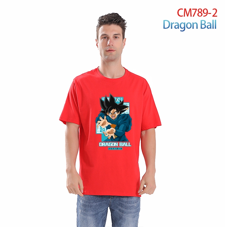 DRAGON BALL Printed short-sleeved cotton T-shirt from S to 4XL  CM-789-2