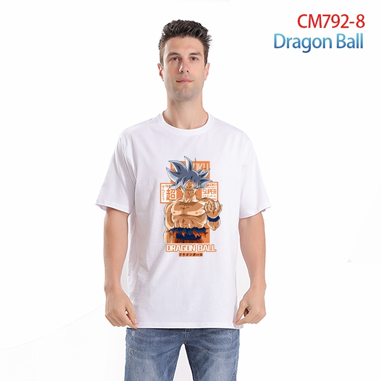 DRAGON BALL Printed short-sleeved cotton T-shirt from S to 4XL  CM-792-8