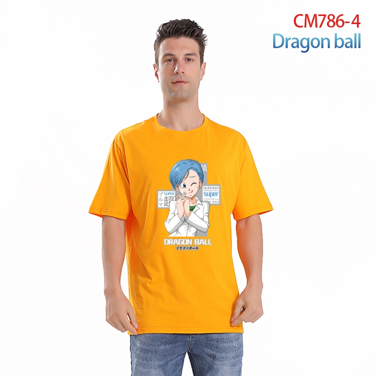 DRAGON BALL Printed short-sleeved cotton T-shirt from S to 4XL  CM-786-4