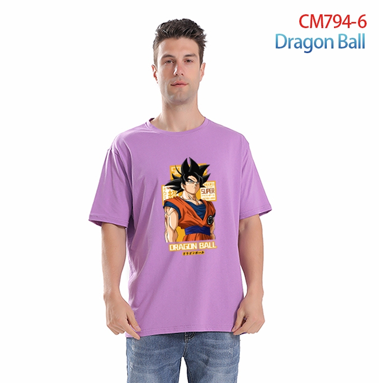 DRAGON BALL Printed short-sleeved cotton T-shirt from S to 4XL  CM-794-6