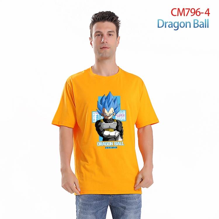 DRAGON BALL Printed short-sleeved cotton T-shirt from S to 4XL CM-796-4