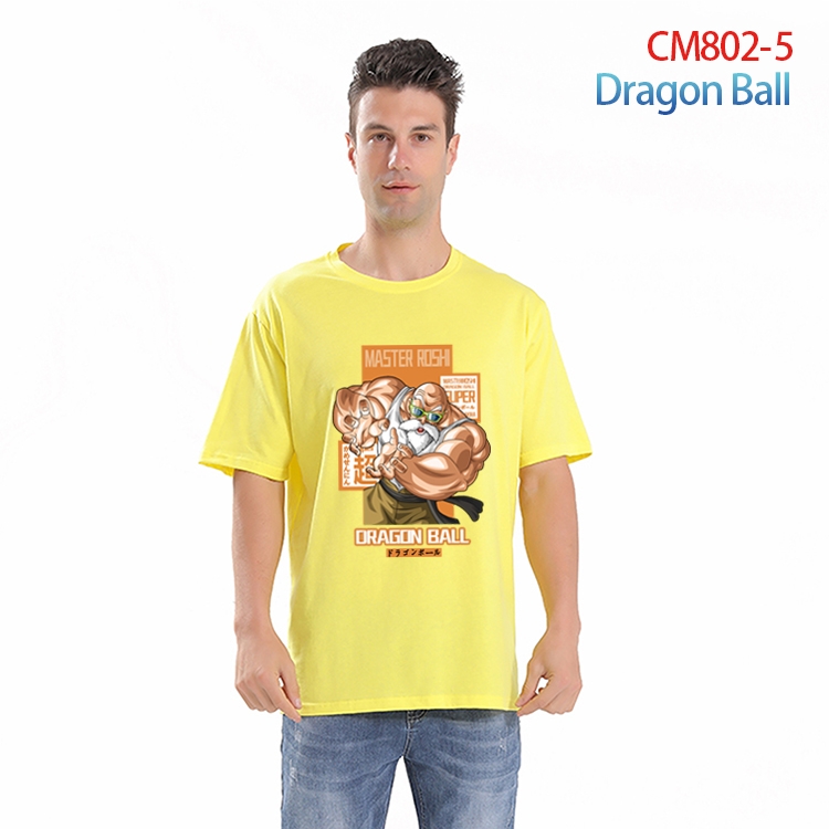 DRAGON BALL Printed short-sleeved cotton T-shirt from S to 4XL CM-802-5