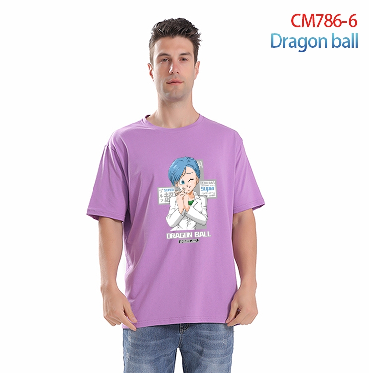 DRAGON BALL Printed short-sleeved cotton T-shirt from S to 4XL  CM-786-6