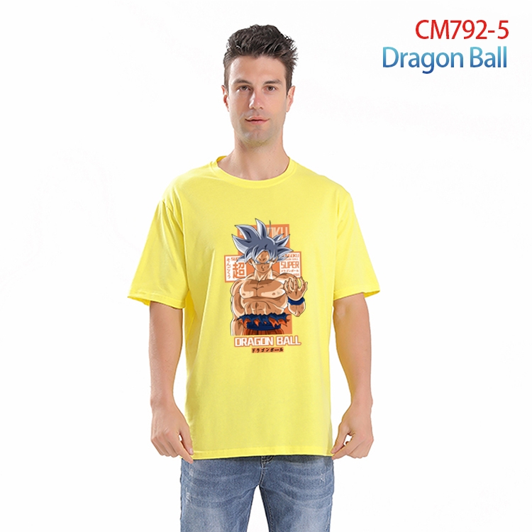 DRAGON BALL Printed short-sleeved cotton T-shirt from S to 4XL  CM-792-5