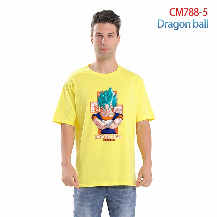 DRAGON BALL Printed short-sleeved cotton T-shirt from S to 4XL CM-788-5