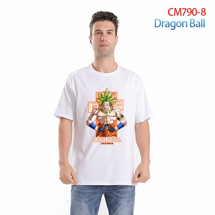 DRAGON BALL Printed short-sleeved cotton T-shirt from S to 4XL CM-790-8