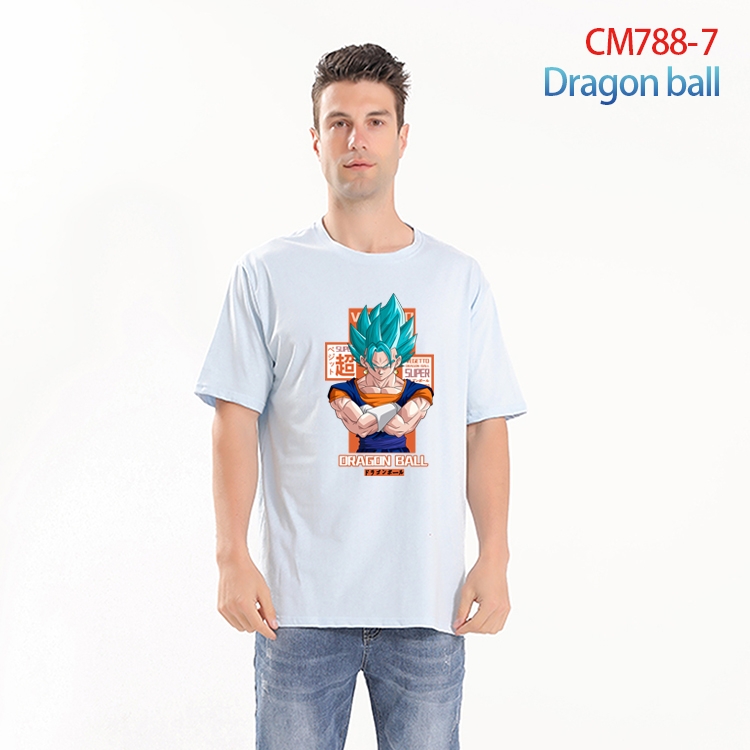 DRAGON BALL Printed short-sleeved cotton T-shirt from S to 4XL  CM-788-7