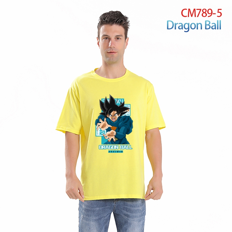 DRAGON BALL Printed short-sleeved cotton T-shirt from S to 4XL  CM-789-5
