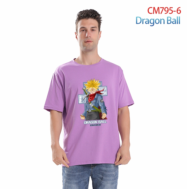DRAGON BALL Printed short-sleeved cotton T-shirt from S to 4XL  CM-795-6