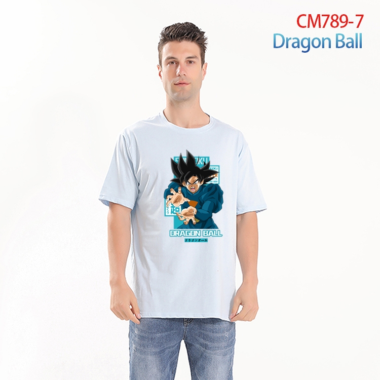 DRAGON BALL Printed short-sleeved cotton T-shirt from S to 4XL  CM-789-7
