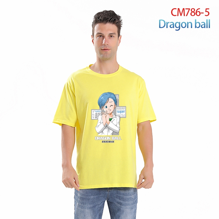 DRAGON BALL Printed short-sleeved cotton T-shirt from S to 4XL  CM-786-5