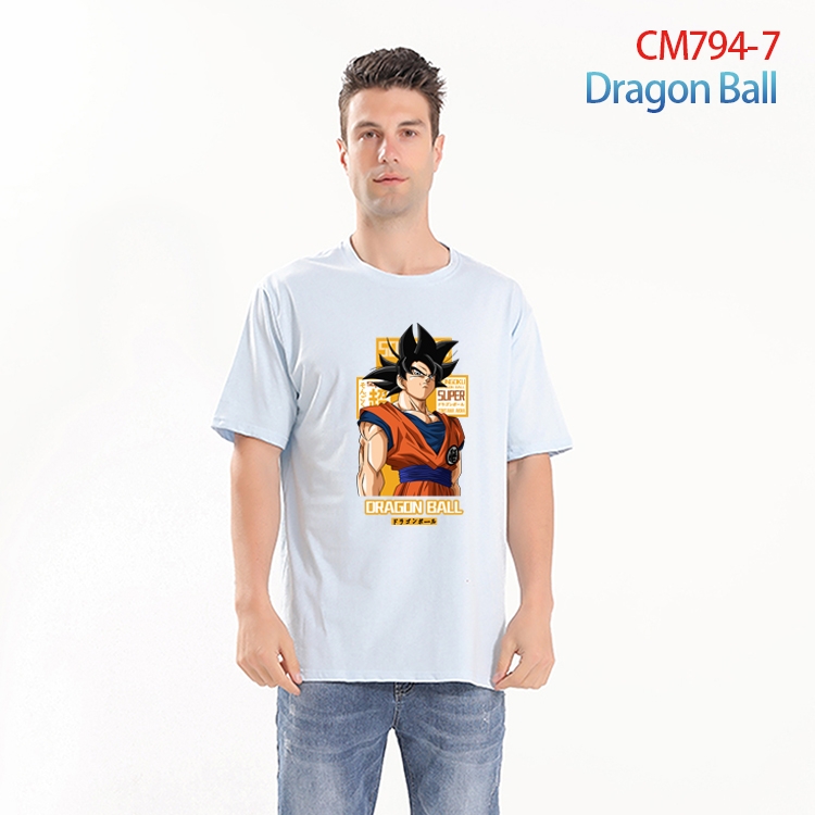 DRAGON BALL Printed short-sleeved cotton T-shirt from S to 4XL  CM-794-7