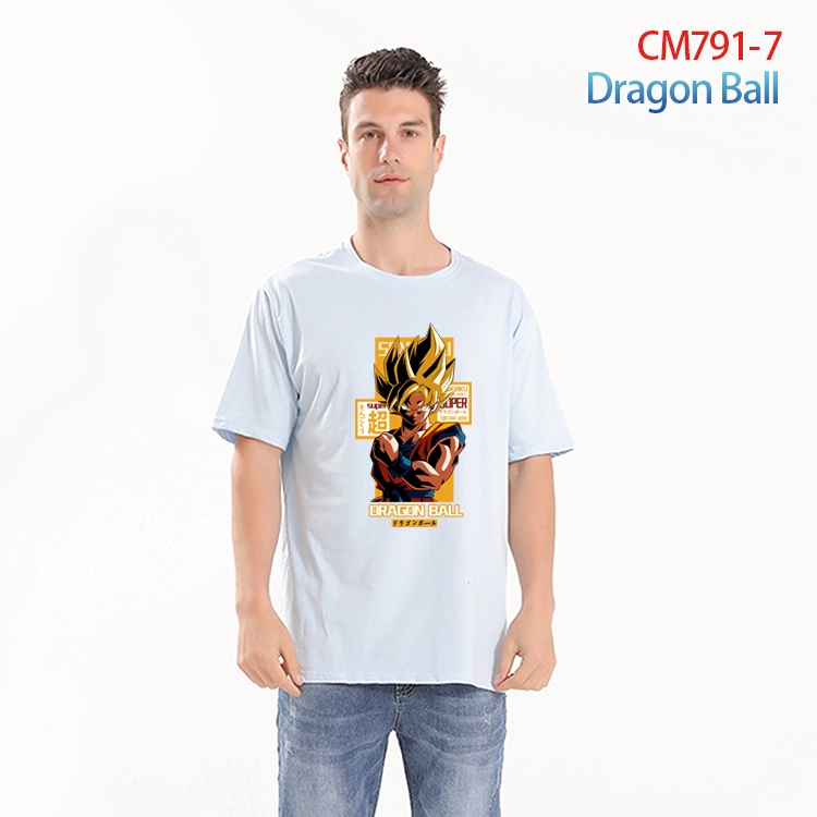 DRAGON BALL Printed short-sleeved cotton T-shirt from S to 4XL  CM-791-7