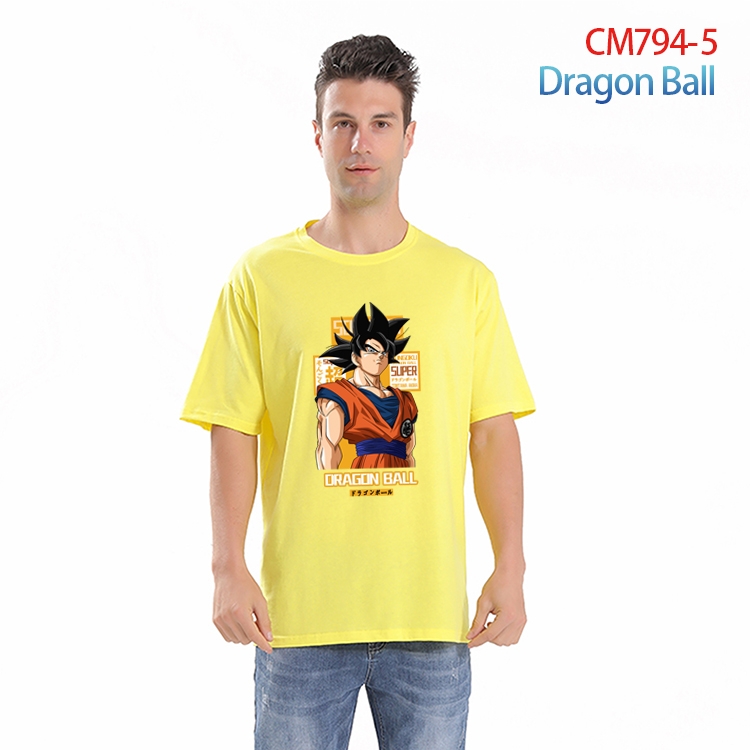 DRAGON BALL Printed short-sleeved cotton T-shirt from S to 4XL  CM-794-5