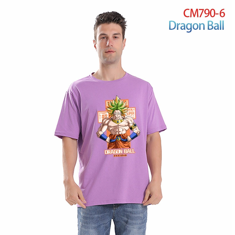 DRAGON BALL Printed short-sleeved cotton T-shirt from S to 4XL  CM-790-6
