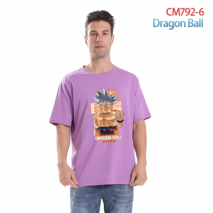 DRAGON BALL Printed short-sleeved cotton T-shirt from S to 4XL  CM-792-6