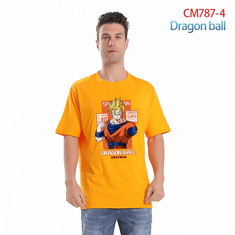 DRAGON BALL Printed short-sleeved cotton T-shirt from S to 4XL  CM-787-4