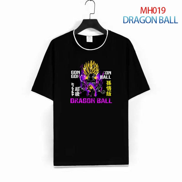 DRAGON BALL Pure cotton Loose short sleeve round neck T-shirt from S to 4XL  MH-019-1