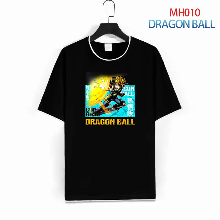 DRAGON BALL Pure cotton Loose short sleeve round neck T-shirt from S to 4XL MH-010-1