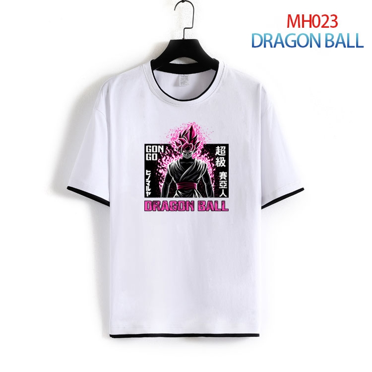 DRAGON BALL Pure cotton Loose short sleeve round neck T-shirt from S to 6XL MH-023-2