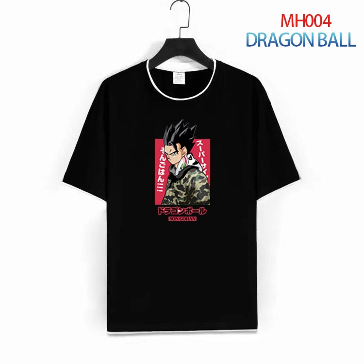 DRAGON BALL Pure cotton Loose short sleeve round neck T-shirt from S to 6XL MH-004-1