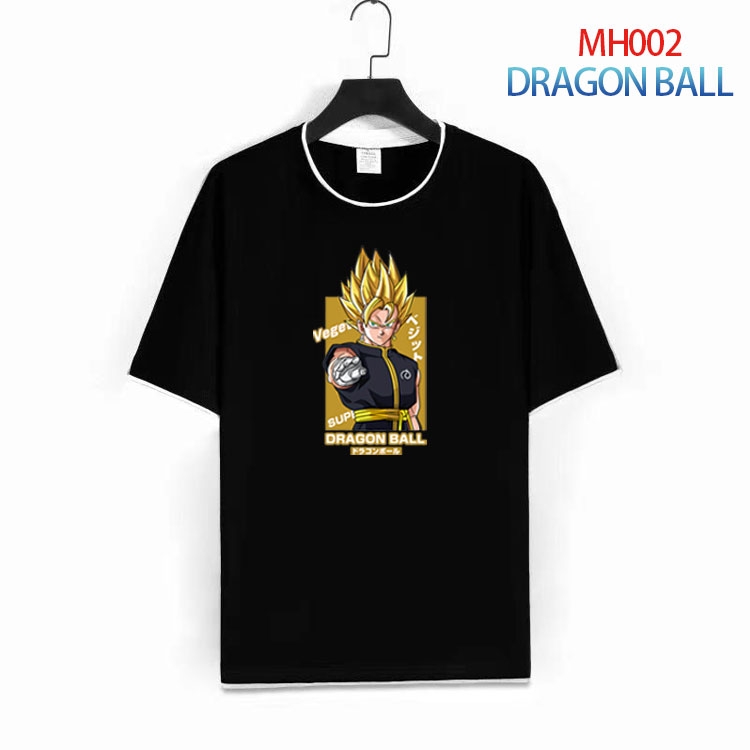 DRAGON BALL Pure cotton Loose short sleeve round neck T-shirt from S to 4XL MH-002-1