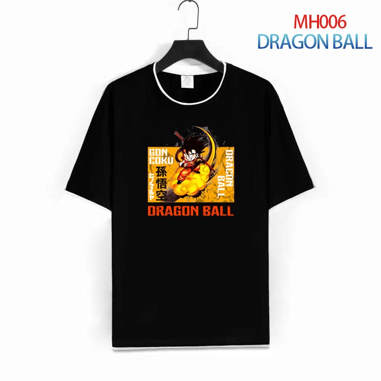 DRAGON BALL Pure cotton Loose short sleeve round neck T-shirt from S to 4XL MH-006-1