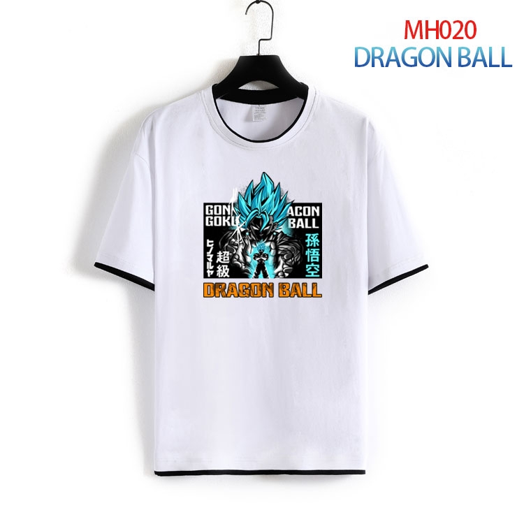 DRAGON BALL Pure cotton Loose short sleeve round neck T-shirt from S to 4XL  MH-020-2