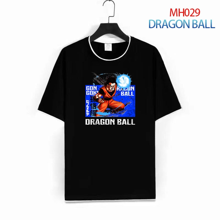 DRAGON BALL Pure cotton Loose short sleeve round neck T-shirt from S to 4XL  MH-029-1