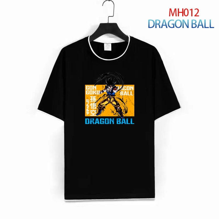DRAGON BALL Pure cotton Loose short sleeve round neck T-shirt from S to 4XL  MH-012-1