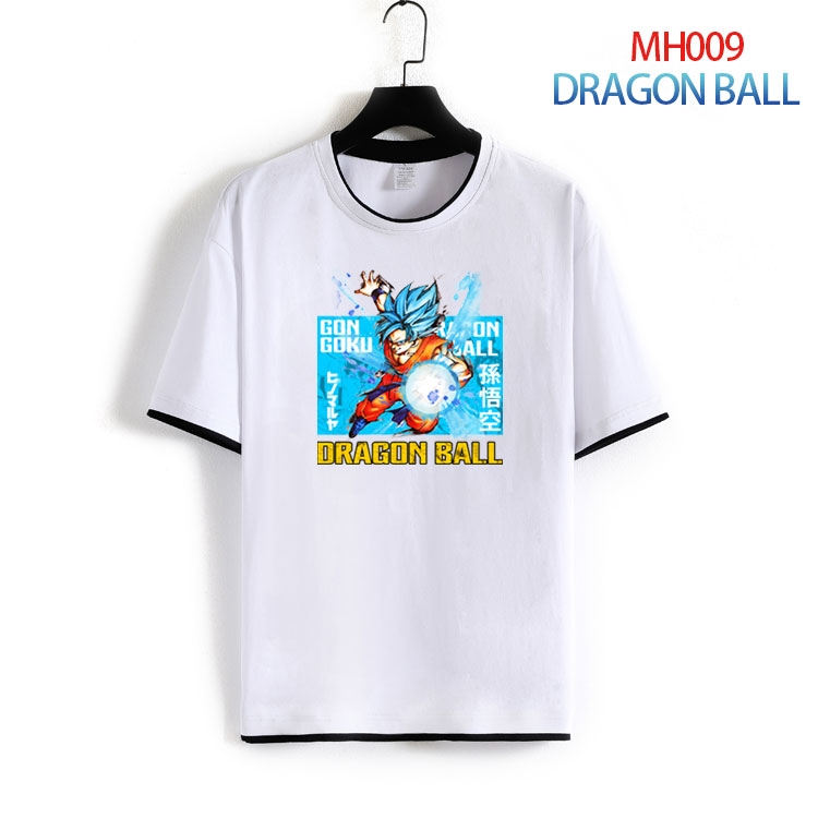 DRAGON BALL Pure cotton Loose short sleeve round neck T-shirt from S to 4XL MH-009-2