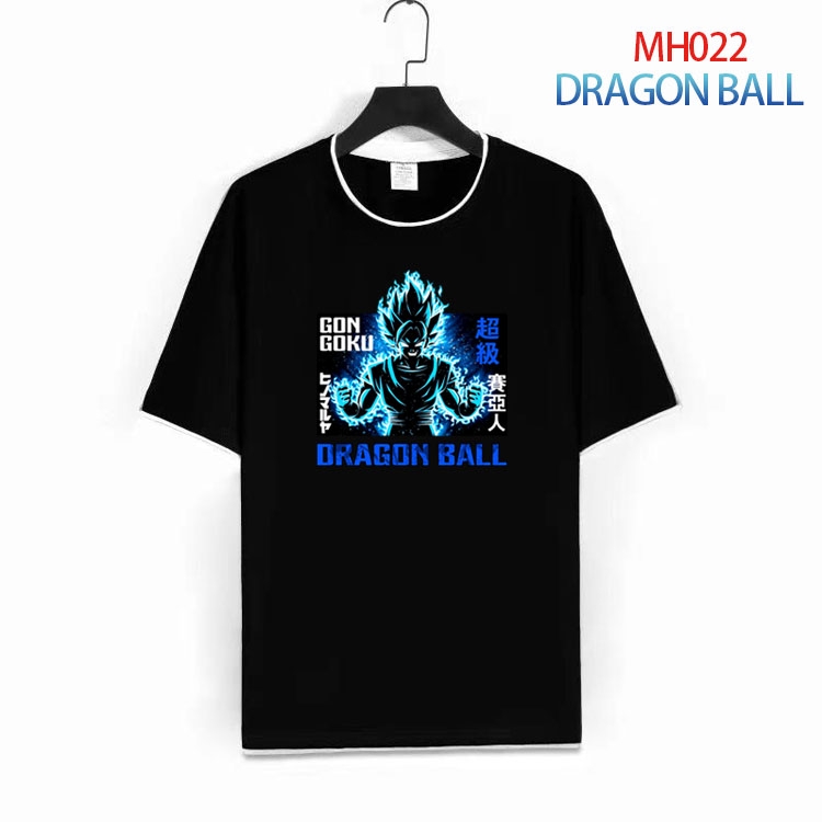 DRAGON BALL Pure cotton Loose short sleeve round neck T-shirt from S to 4XL  MH-022-1