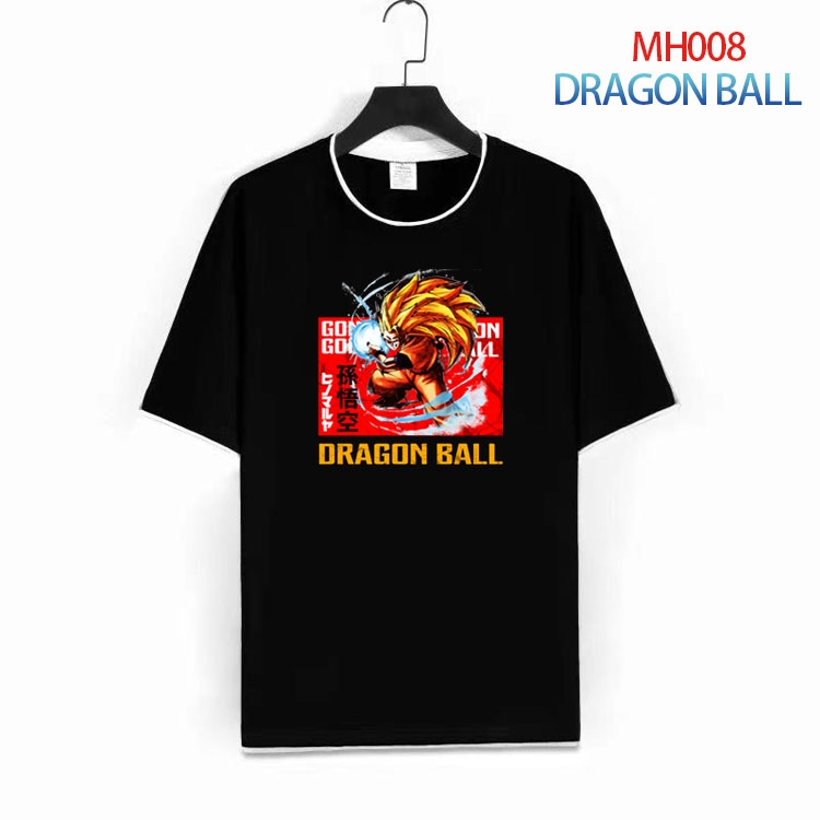 DRAGON BALL Pure cotton Loose short sleeve round neck T-shirt from S to 4XL MH-008-1