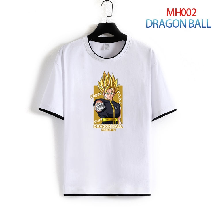 DRAGON BALL Pure cotton Loose short sleeve round neck T-shirt from S to 4XL MH-002-2