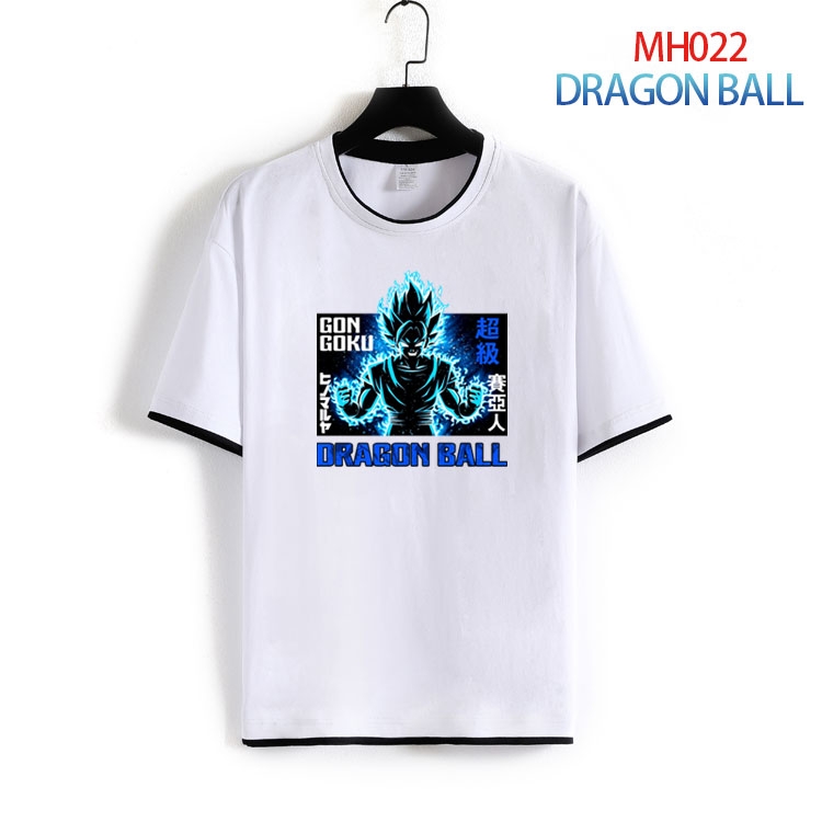 DRAGON BALL Pure cotton Loose short sleeve round neck T-shirt from S to 4XL  MH-022-2