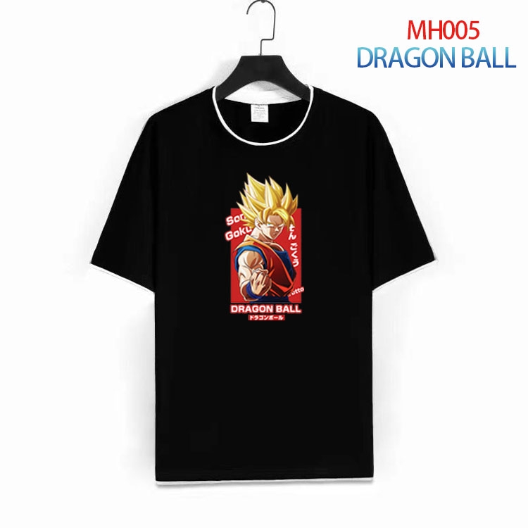 DRAGON BALL Pure cotton Loose short sleeve round neck T-shirt from S to 4XL MH-005-1