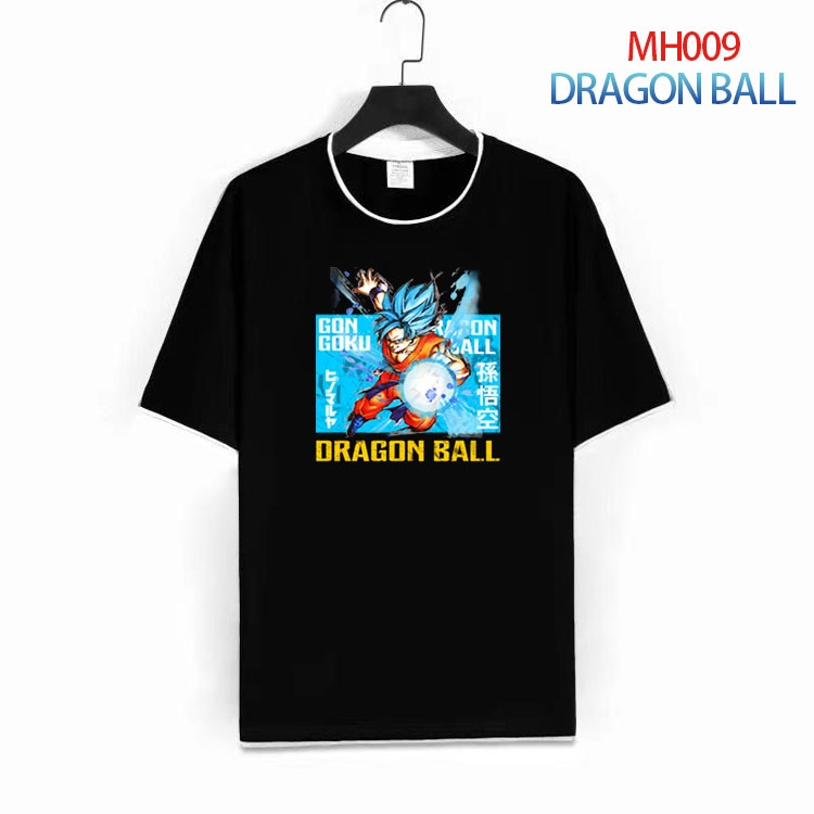 DRAGON BALL Pure cotton Loose short sleeve round neck T-shirt from S to 4XL  MH-009-1