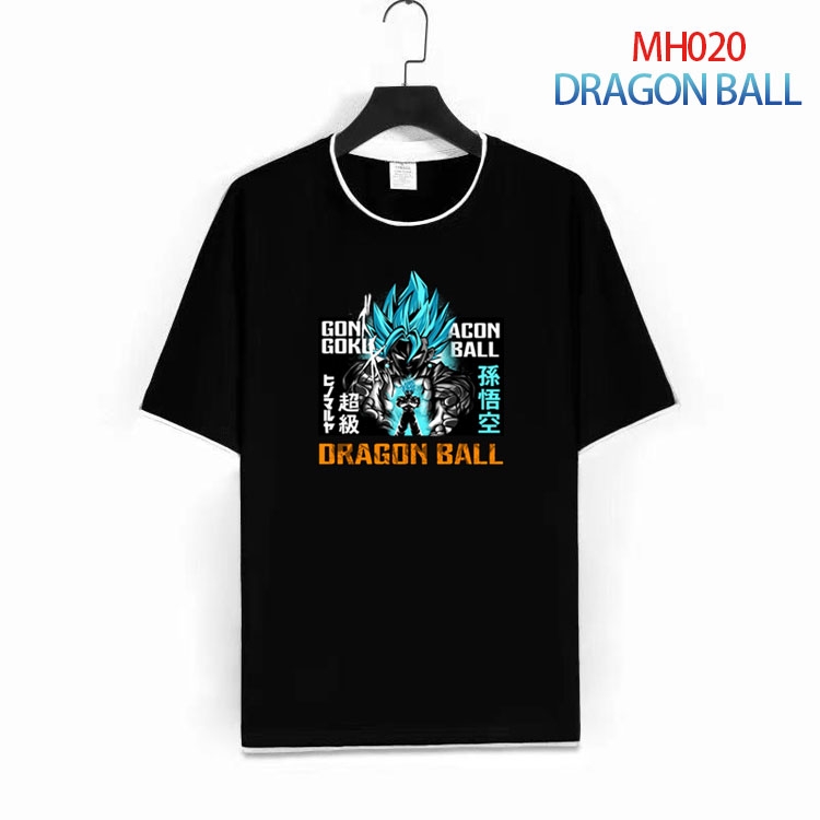 DRAGON BALL Pure cotton Loose short sleeve round neck T-shirt from S to 4XL  MH-020-1