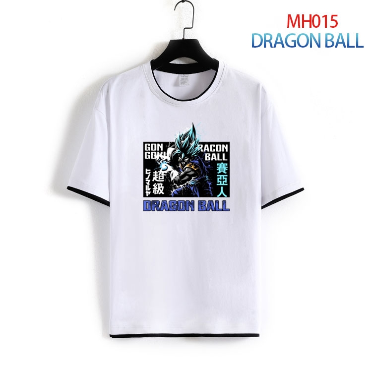 DRAGON BALL Pure cotton Loose short sleeve round neck T-shirt from S to 4XL  MH-015-2